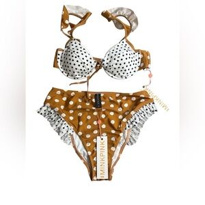 MinkPink Two Piece SwimSuit Set New With Tags